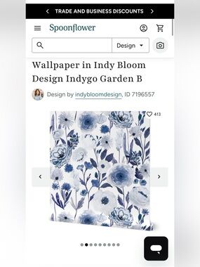 Pre- Pasted Removable Smooth Wallpaper by Spoonflower- Made in the USA